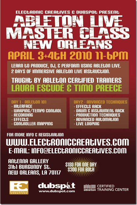 New Orleans Master Class 4_3-4